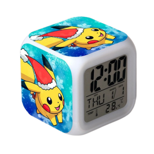 Zegarek elektroniczny LED pokemon Pikachu Ach świecący budzik