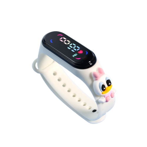 Opaska smart band dziecięca kaczka Daisy postacie z bajek .png