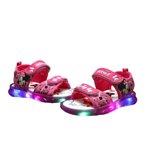 Sandałki dla dziewczynki Myszka Mini na lato pink .png
