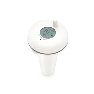 Termometr elektroniczny do basenu biały 