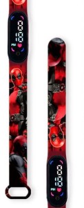 Zegarek smart opaska Led postacie Marvela Spider man Iron man 