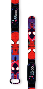 Zegarek smart opaska Led postacie Marvela Spider man Iron man 